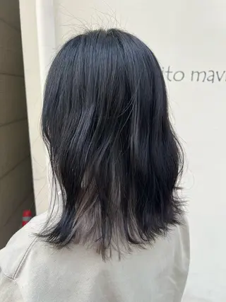 セミロング sakuma daikiのヘアスタイル