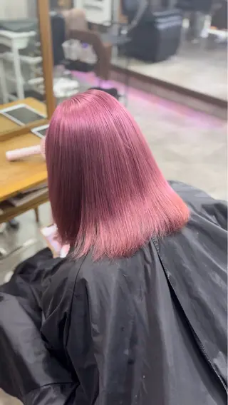 ミディアム uda 抜きっぱなし /最高級エクステのヘアスタイル