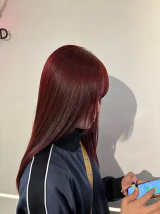 カラー 🎀西川芽依/ 暖色カラー🎀のヘアスタイル