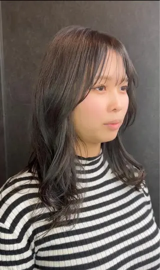 ロング 菊池 幹のヘアスタイル