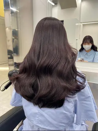 ロング ヘアアレンジ 表参道/透明感カラー /暗髪/ジュキヤのヘアスタイル