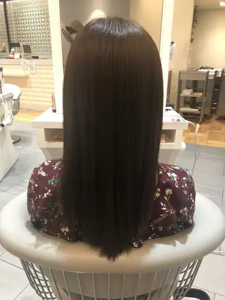 ロング 阪上 沙織のヘアスタイル