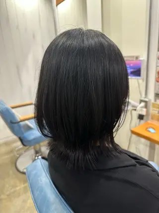 ミディアム 似合わせカット/艶髪 カラー/ AKARIのヘアスタイル