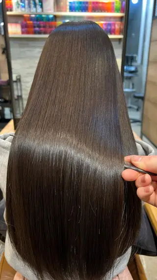 ロング カラー 当日予約OK⭕️ 佐藤太一のヘアスタイル