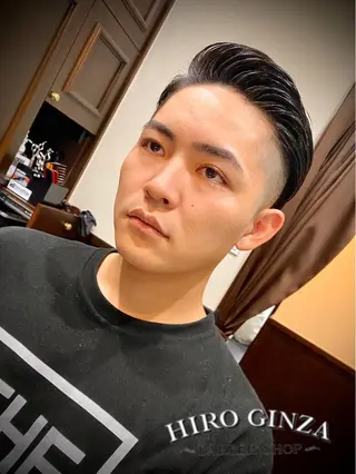 ミディアム メンズ 猪井 明のヘアスタイル