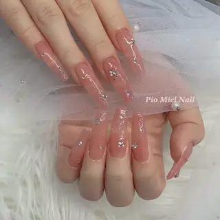 ネイル HANA 長さだしのネイルデザイン