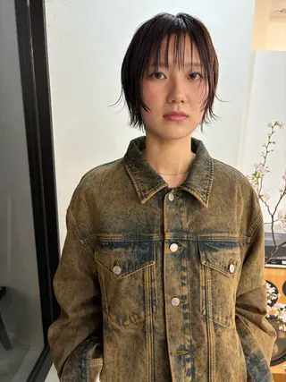 ショート カラー eri kinjoのヘアスタイル