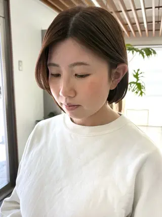 ショート 村田 萌のヘアスタイル