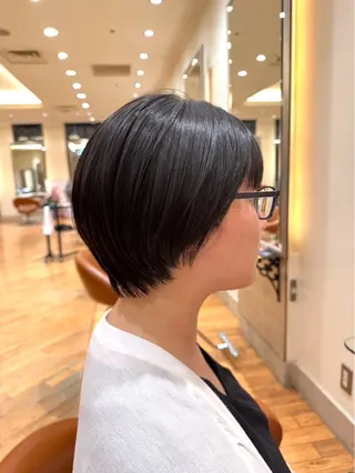 ショート ショートカット / 銀座/ 青山莉奈のヘアスタイル
