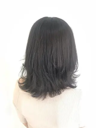 ミディアム カラー Rayt hair レイトヘアーのヘアスタイル