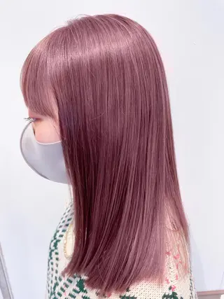 セミロング カラー ハイトーン特化 川井優汰のヘアスタイル