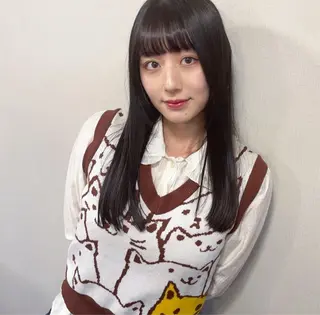 セミロング 佐藤 爽香のヘアスタイル