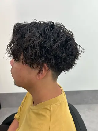パーマ メンズ 土屋 竣奨のヘアスタイル
