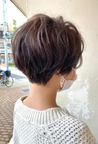ショート 井上 日菜乃のヘアスタイル