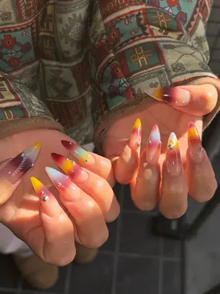 ネイル 🪐富島彩夏 /海外nail🪐のネイルデザイン