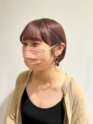 ショート 西崎 満里奈のヘアスタイル