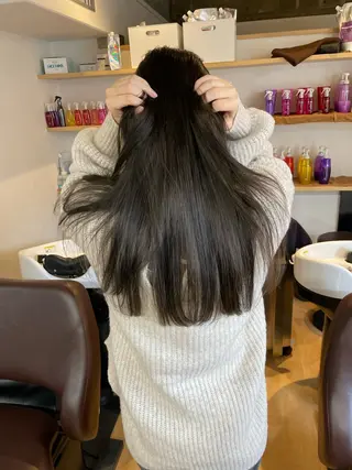 ミディアム 韓国/透明感 Veluaのヘアスタイル