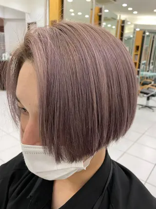 ショート カラー メンズ 美髪矯正/平塚/ 磯川楓のヘアスタイル