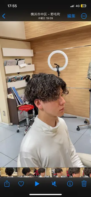 ショート パーマ メンズ 🔮メンズ縮毛矯正 メンズパーマ💎竹永のヘアスタイル