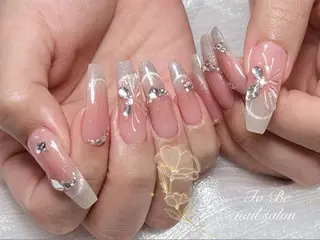 ロング Nail Salon To Be珈月のネイルデザイン