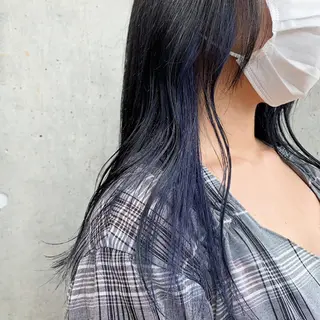 ロング カラー 韓国ヘア 🦋KIRA🦋のヘアスタイル