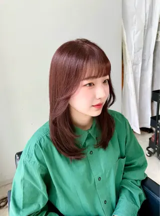 セミロング カラー 💘大人可愛く💘 Natsuki❥❥❥のヘアスタイル