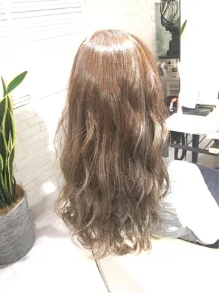ロング カラー ヘアアレンジ 金子 富士のヘアスタイル