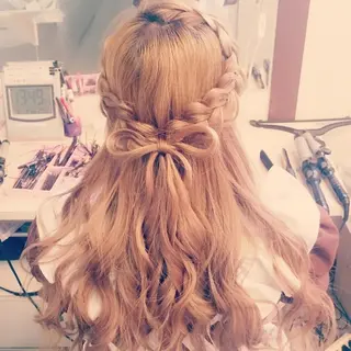 ヘアアレンジ Rêve なかやまのヘアスタイル