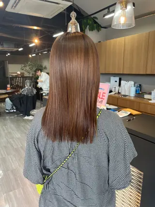 ミディアム パーマ マキノ キョウカのヘアスタイル