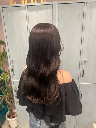 ロング カラー 透明感カラー 🫧ゆうしん/平尾のヘアスタイル