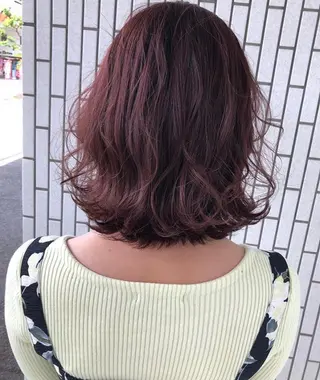 ミディアム カラー 杉田 健太のヘアスタイル