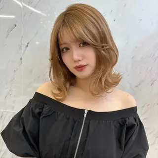 ミディアム ParveMix 🪽鳥取彩花のヘアスタイル