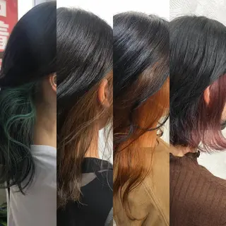 カラー 平尾/高宮/艶カラー /ハイライト/綜一郎のヘアスタイル