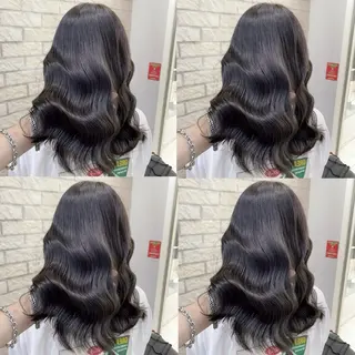 ロング カラー 成瀬スパイラル パーマ清水大隼のヘアスタイル