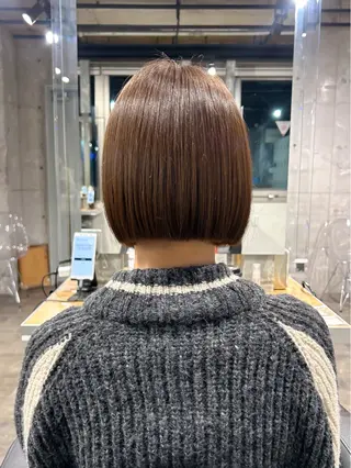 ショート カラー 【縮毛矯正ブリーチ】 MANATO🌈のヘアスタイル