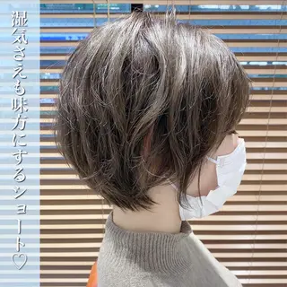 ショート ✨圧倒的満足度◎ 小顔美人ショート✨佃のヘアスタイル