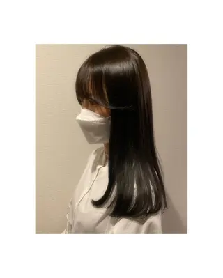 ロング カラー ヘアアレンジ 🎀レイヤーカット/ 艶カラー/ﾕｶ🎀のヘアスタイル