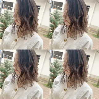 ロング カラー 艶髪・酸性ストレート フリツのヘアスタイル