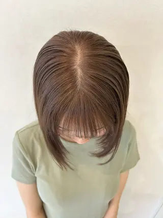 カラー 河崎 ブルーナちえみのヘアスタイル