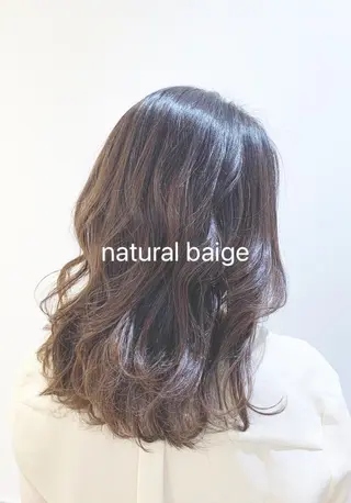 セミロング カラー ヘアアレンジ 髪と心を整える美容師 透明感カラー/ボブのヘアスタイル
