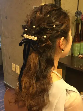 ヘアアレンジ 五郎川 七海のヘアスタイル