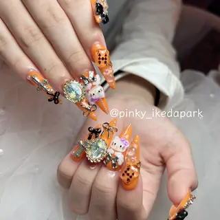 ネイル ピンキー 池田公園店のネイルデザイン