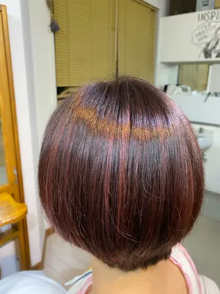 ショート カラー CRADLE Takeuchiのヘアスタイル