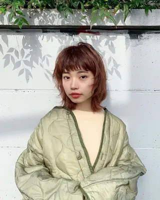 ミディアム カラー パーマ ヘアアレンジ ハイトーンこそキレイ に◎佐藤雄太のヘアスタイル