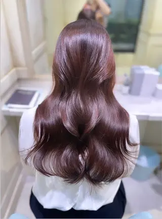 ロング カラー ブリーチなし/カラー 専門店ASOBIのヘアスタイル