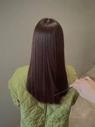 ロング カラー レイヤーカット/ 透明感カラー/ きよのヘアスタイル