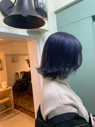 ミディアム カラー ヘアアレンジ メンズ ネイル Sia中野新橋 『JUNYA』のヘアスタイル