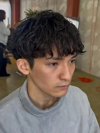 パーマ メンズ isi／門真／古川橋 EITOのヘアスタイル