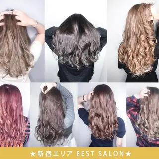 セミロング カラー パーマ ヘアアレンジ 🫧代表/新宿駅近/ 限定価格🫧田辺貴裕のヘアスタイル