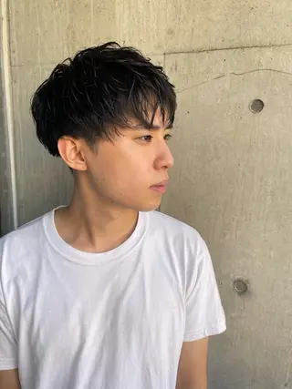 ショート メンズ マエダ リョウのヘアスタイル